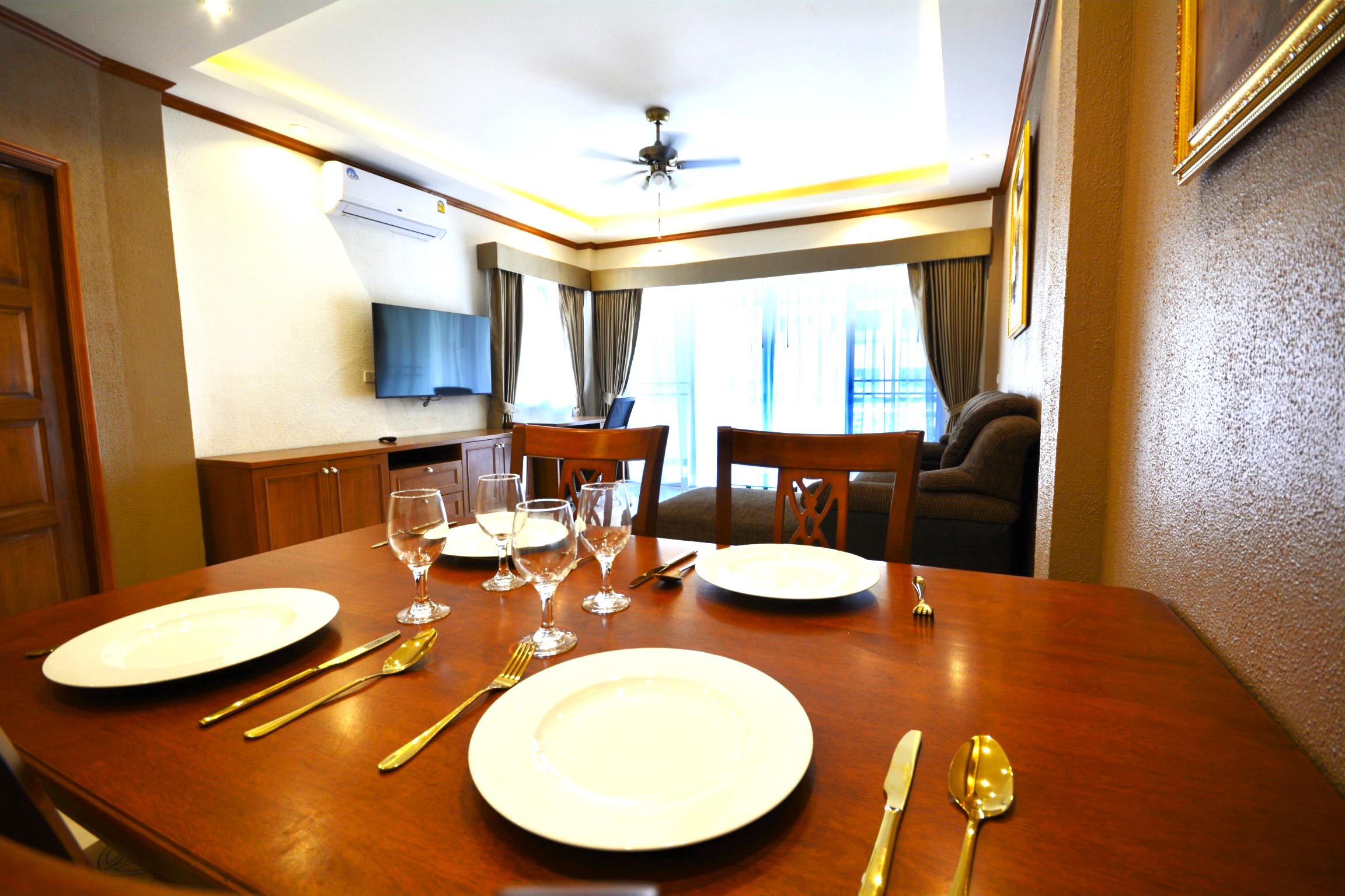 Baan Suan Lalana/TD/F3 CORNER CONDO · 1 BED · 1 BATH · 65 SQ M · 2 BALCONIES 5