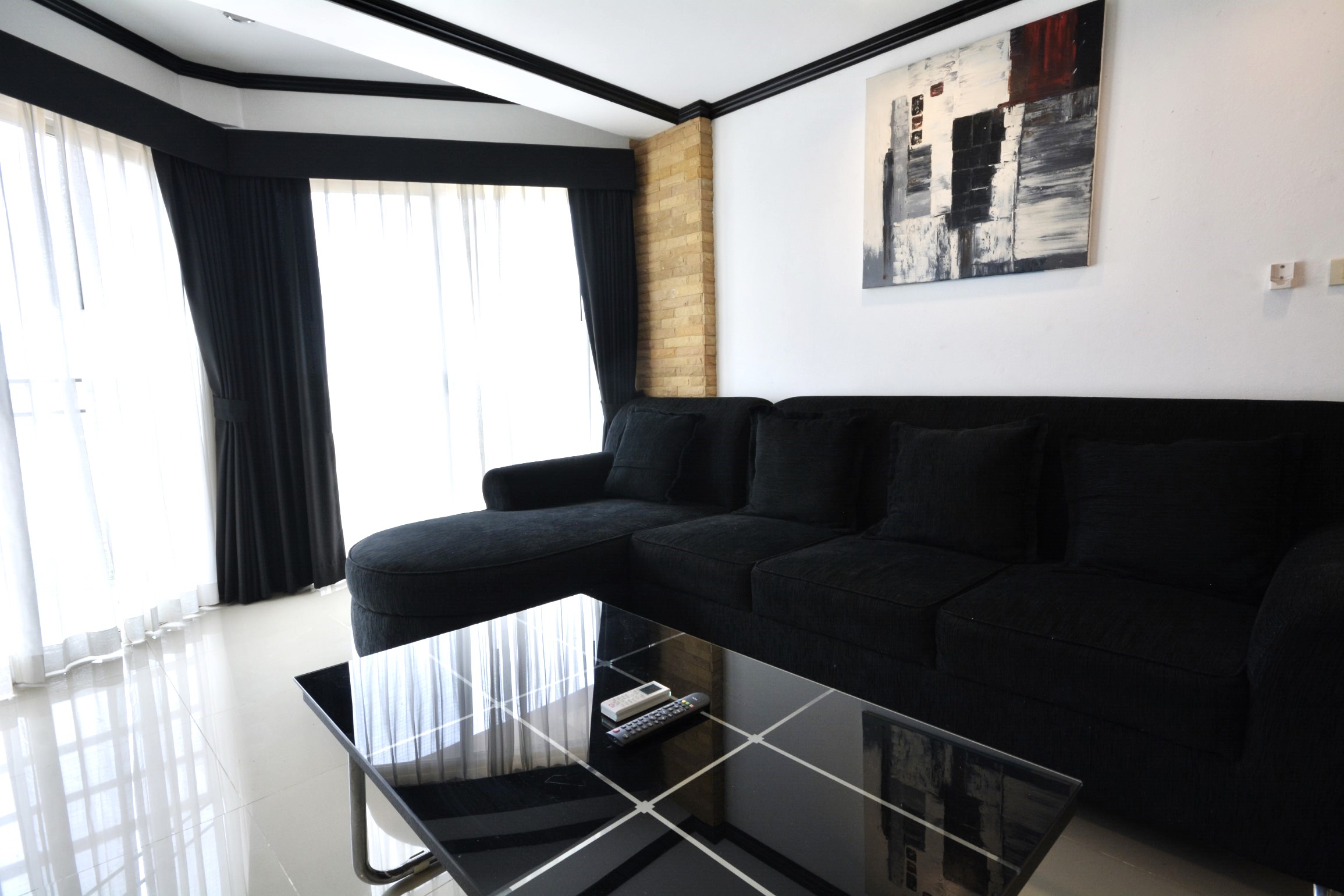 Jomtien Beach Condominium/A3/F12 CORNER APARTMENT · 2 BED · 1 BATH · 75 SQ M · 3 BALCONIES 7