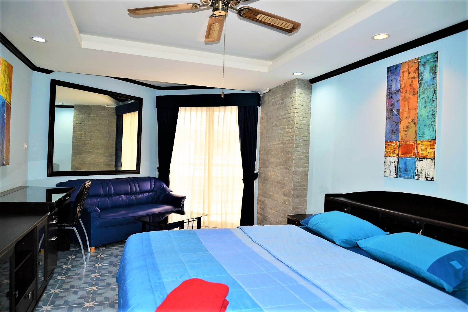 Jomtien Beach Condominium/A3/F3 STUDIO · 1 BATH · 30 SQ M · 1 BALCONY 3