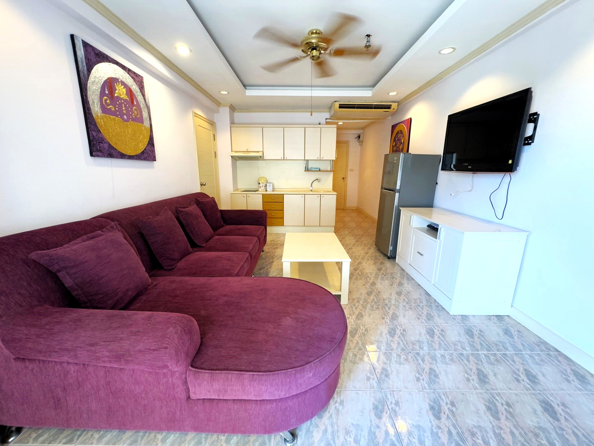 Jomtien Beach Condominium/A3/F4 1 BED · 2 BATH · 60 SQ M · 2 BALCONIES