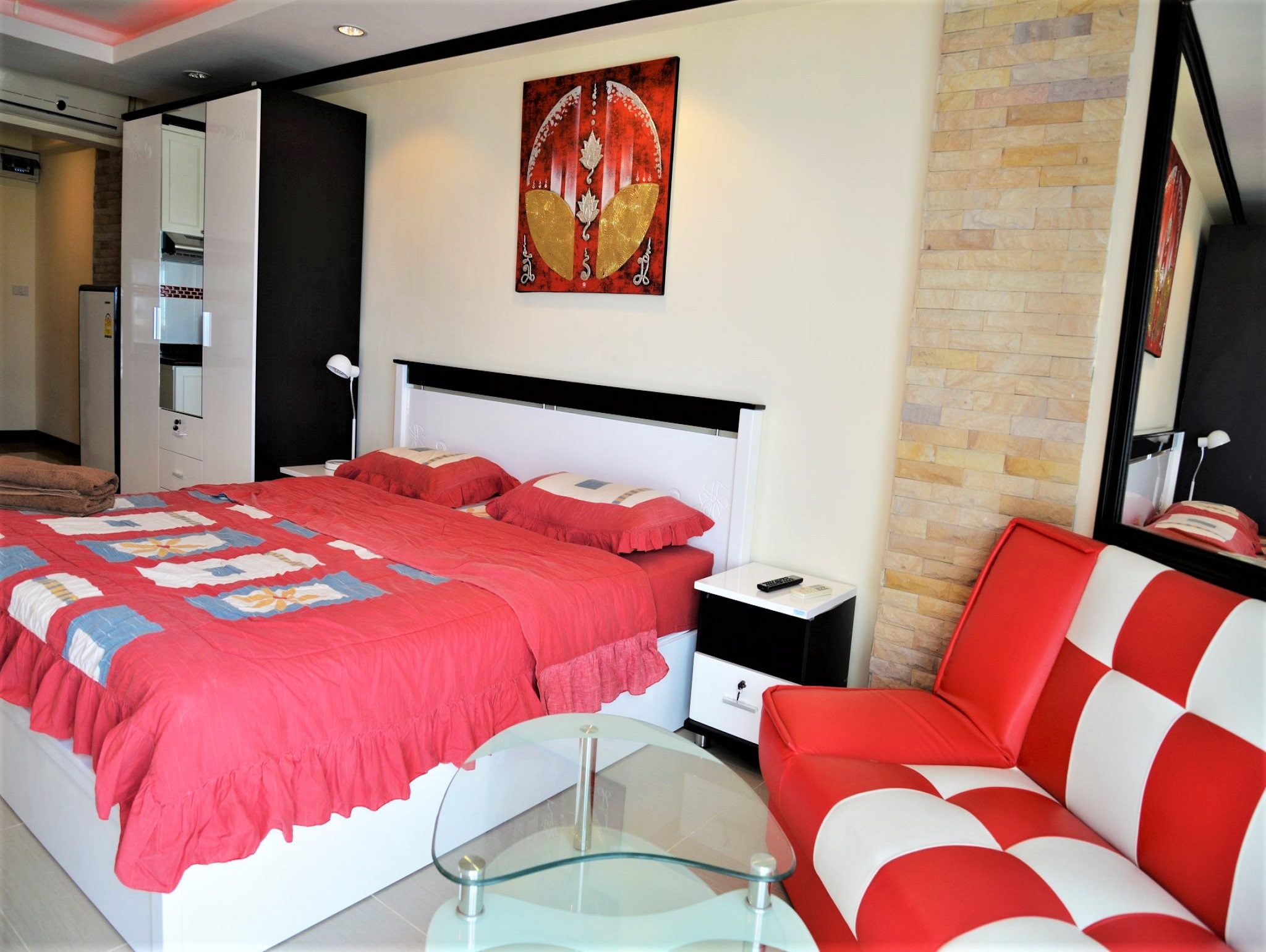 Jomtien Beach Condominium/S2/F16 STUDIO · 1 BATH · 34 SQ M · 1 BALCONY · SEA VIEW 3