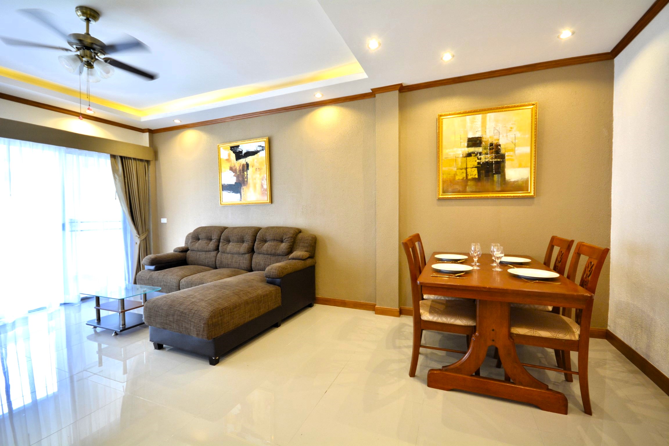 Baan Suan Lalana/TD/F3 CORNER CONDO · 1 BED · 1 BATH · 65 SQ M · 2 BALCONIES 2