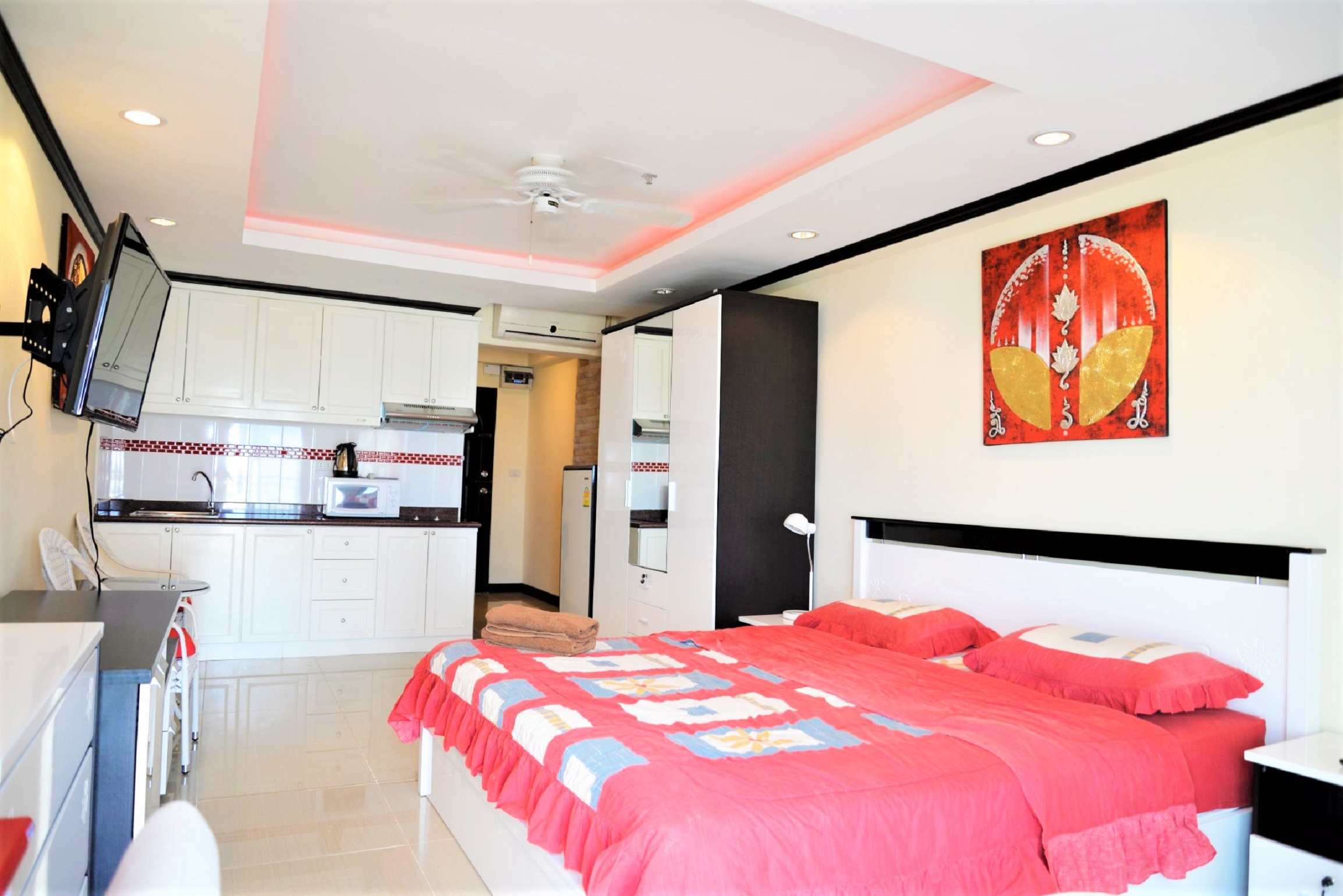 Jomtien Beach Condominium/S2/F16 STUDIO · 1 BATH · 34 SQ M · 1 BALCONY · SEA VIEW 2