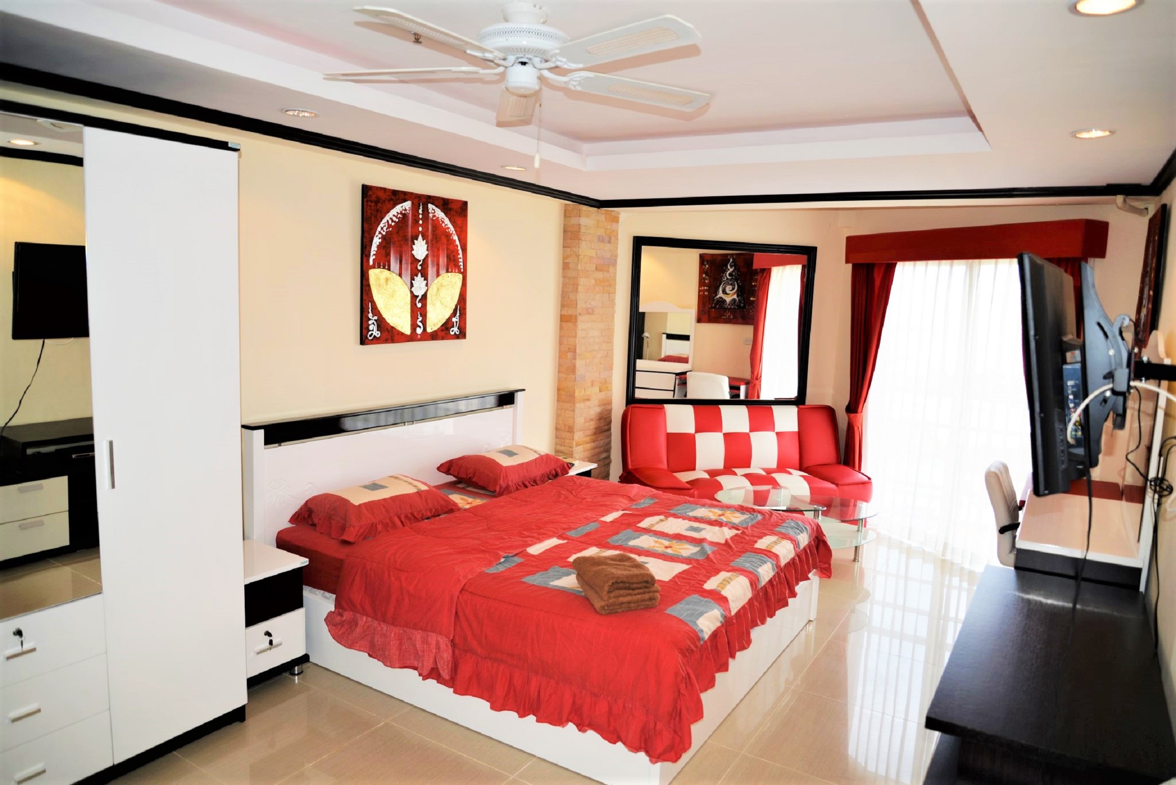 Jomtien Beach Condominium/S2/F16 STUDIO · 1 BATH · 34 SQ M · 1 BALCONY · SEA VIEW