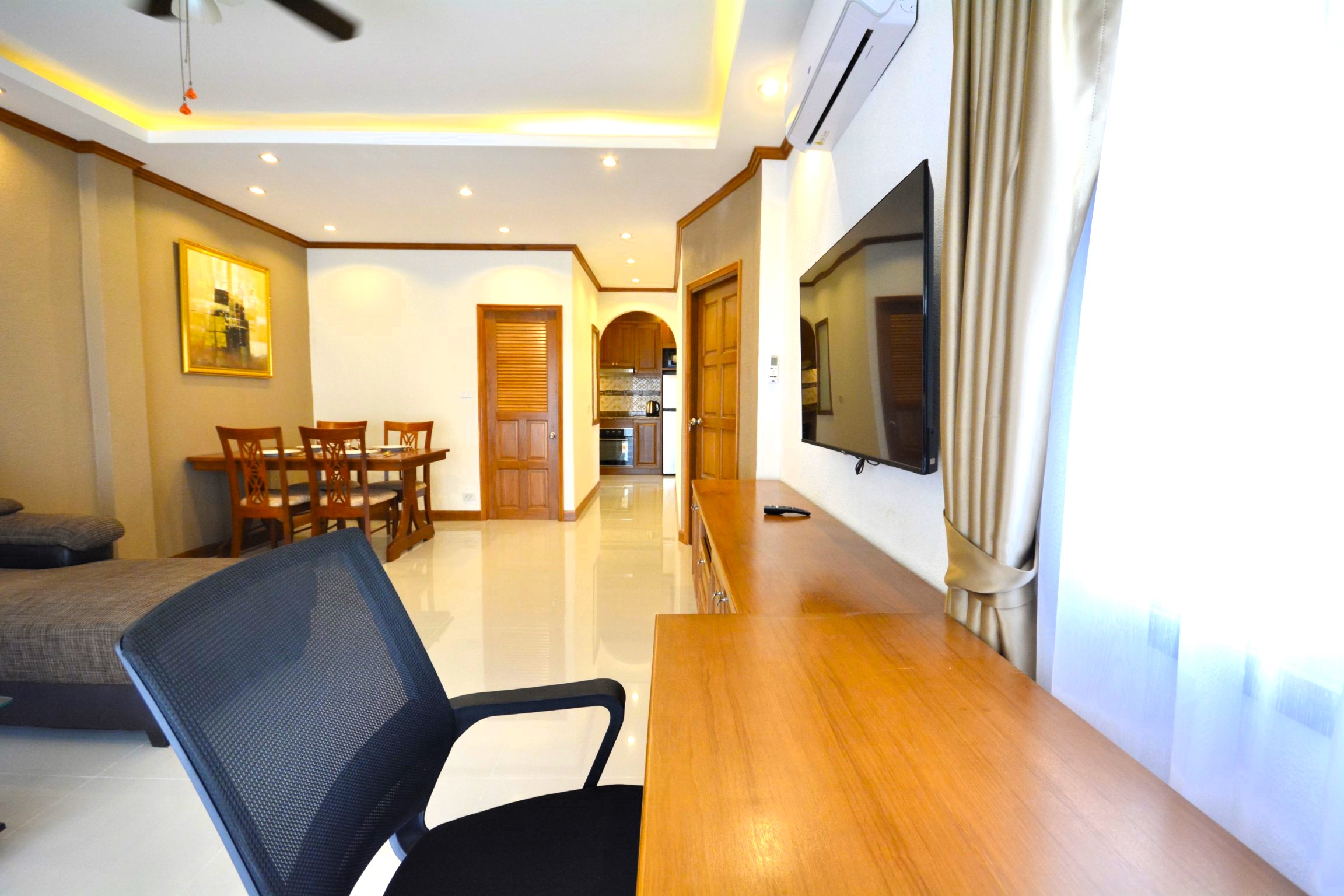 Baan Suan Lalana/TD/F3 CORNER CONDO · 1 BED · 1 BATH · 65 SQ M · 2 BALCONIES 4